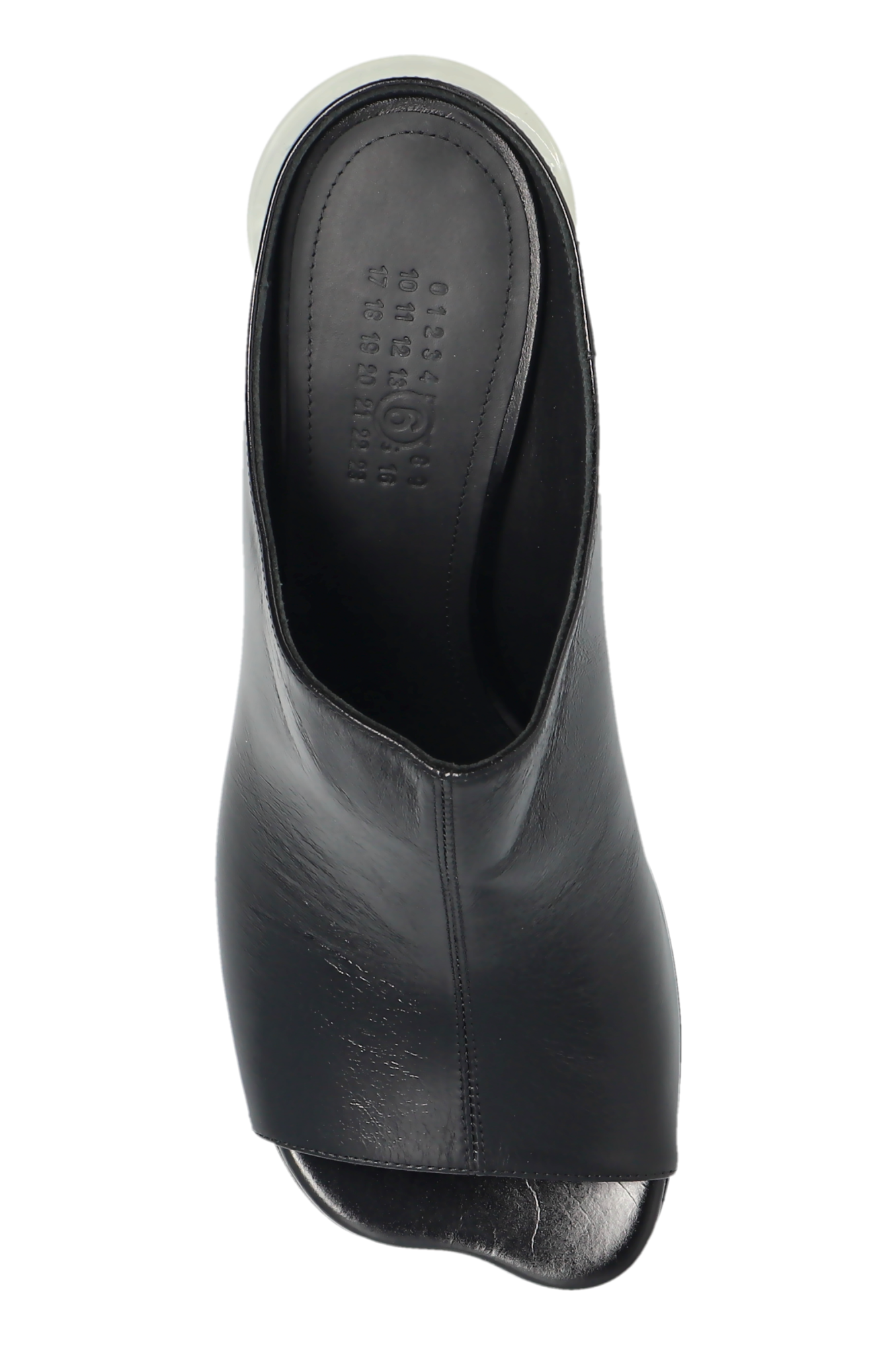 MM6 Maison Margiela Leather heeled mules | Women's | Vitkac